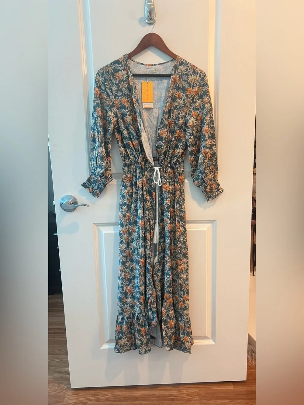 Palmacea Swimwear Palm Print Kimono Cover Up NWT
